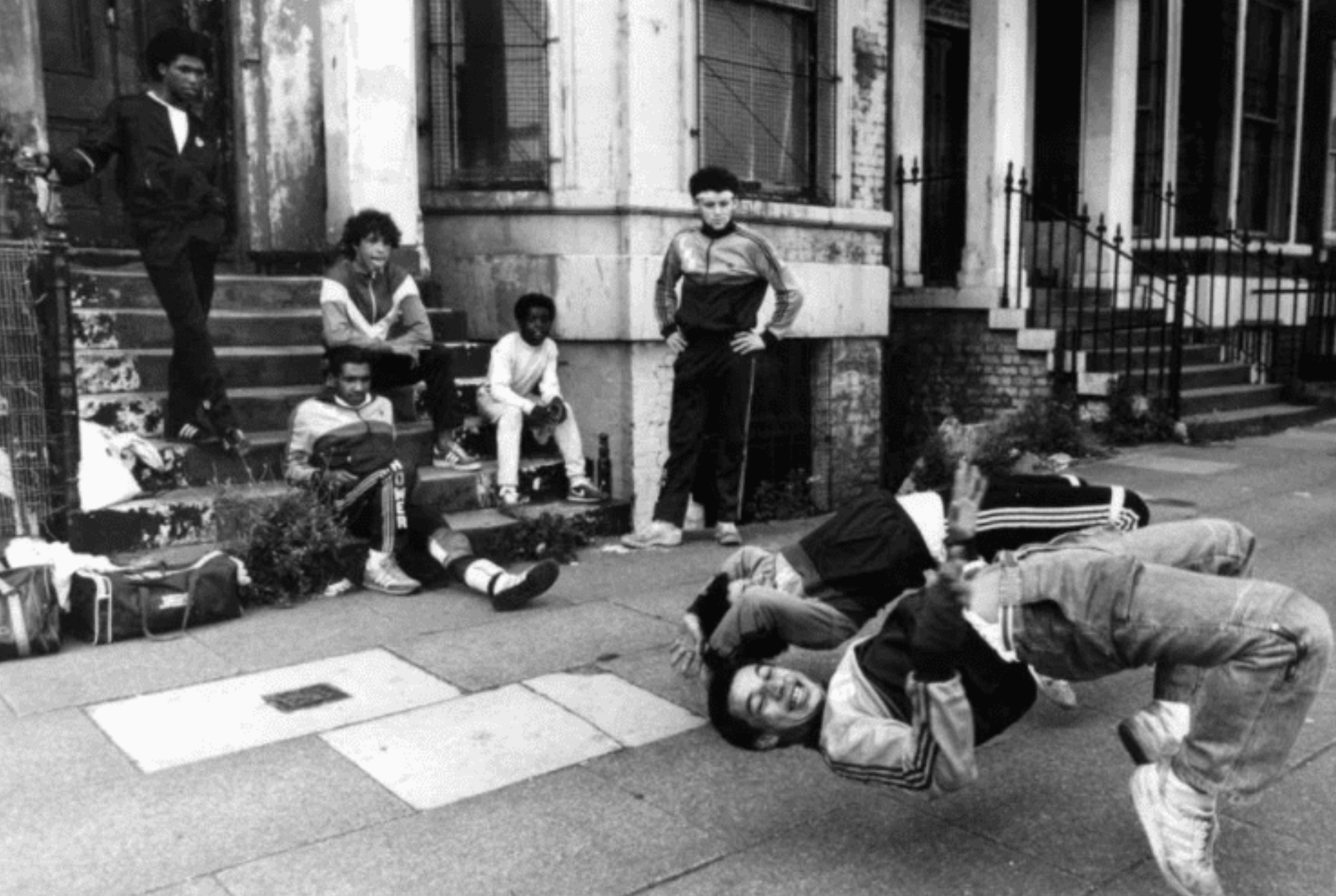 Street breakdancers in New York 